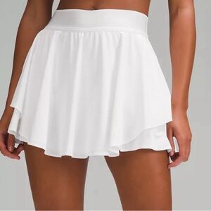 Lululemon Court Rival Skirt (white/8)
